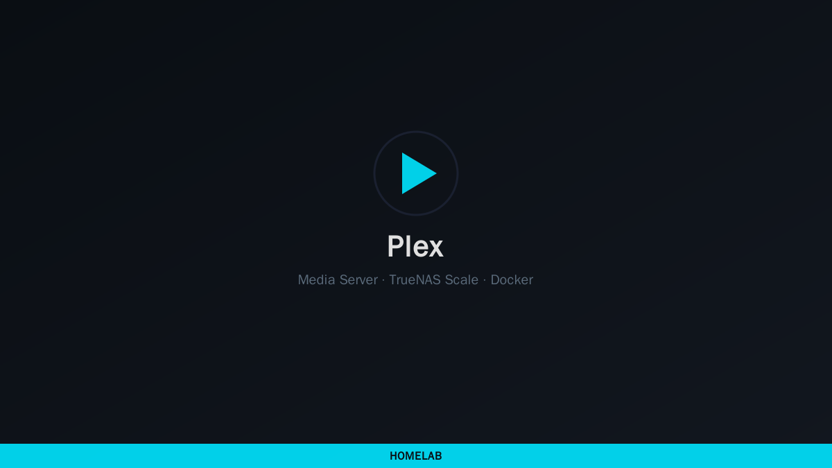 Cover for Install Plex on TrueNAS Scale