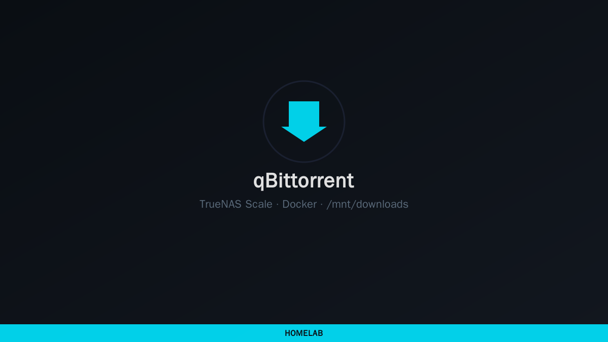 Cover for Install qBittorrent on TrueNAS Scale